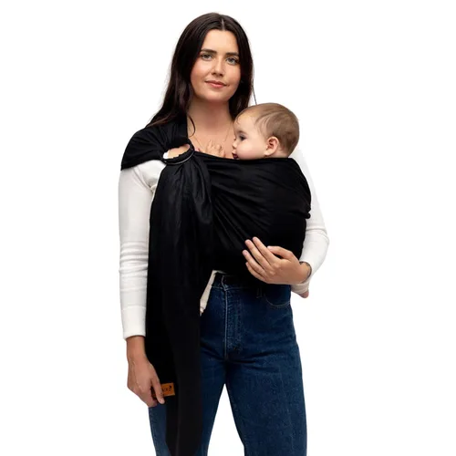 Miniatura 12 de WildBird - Portabebés de Anilla - 0-36 meses (hasta 35 libras) - Estándar (74") Anilla Acadian y Bronce - Transporte frontal, cadera o espalda