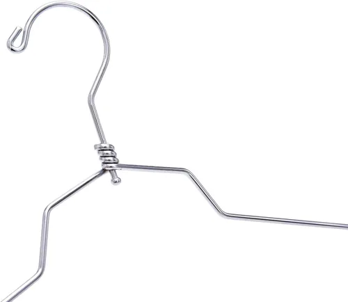 Miniatura 6 de Perchas de metal de calidad, gancho giratorio, acero inoxidable, resistente, ropa de alambre, 10 estándar, 17 pulgadas