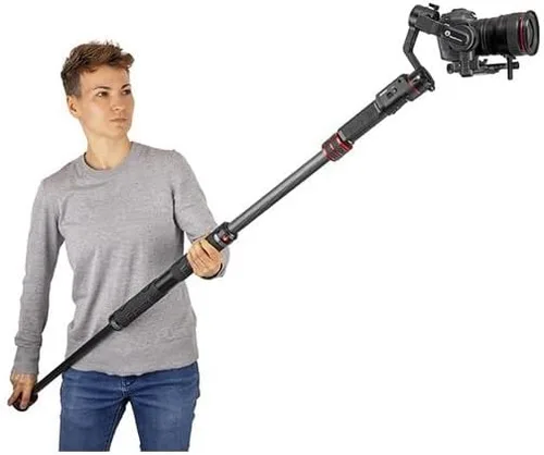 Miniatura 7 de Manfrotto Fast Gimboom Fibra de Carbono, Ligero y Compacto Boom de Carbono para Gimbal, Tecnología Rápida, Bloqueo de Torsión, Uso de cardán