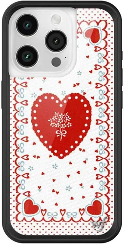 Miniatura 27 de Wildflower - Fundas compatibles con Apple iPhone 15 Pro Protector de goma negro, certificado de prueba de caída de 4 pies, propiedad de mujeres