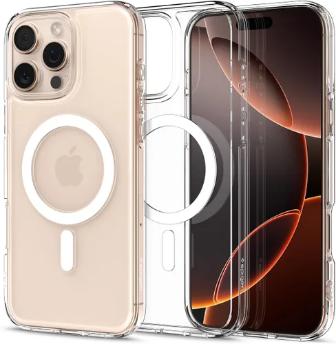 Miniatura 204 de Spigen Funda para iPhone 13 Mini, ultra híbrida MagFit [antiamarilleo] [compatible con Magsafe] - Transparente