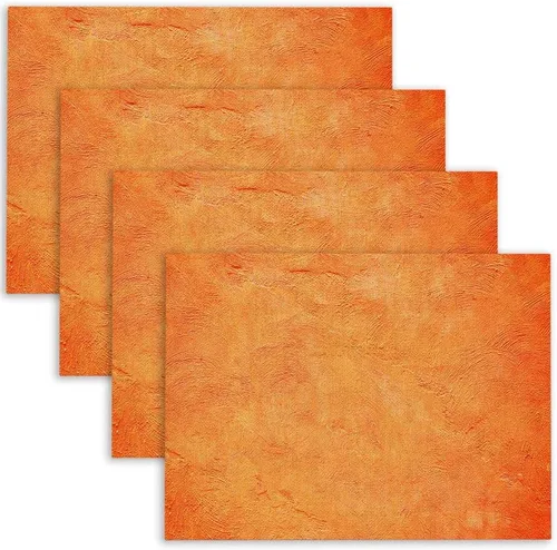 Miniatura 17 de Mrcrypos Juego de 4 manteles individuales de otoño, Halloween, Acción de Gracias, fáciles de limpiar, juego de 4 manteles individuales lavables