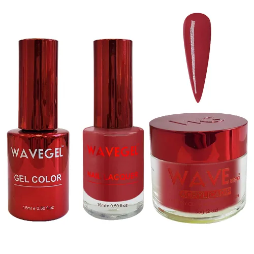 Miniatura 64 de WAVEGEL - Juego de gel de remojo, laca de uñas y polvo acrílico y polvo de inmersión a juego - Colección Queen - #015 Noble Men