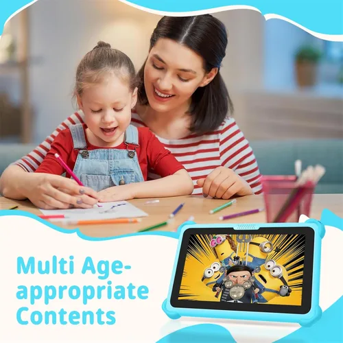 Miniatura 4 de Tableta infantil de 7 pulgadas para niños, tableta Android de 32 GB con funda incluida, WiFi, Bluetooth, pantalla IPS, control parental, tabletas