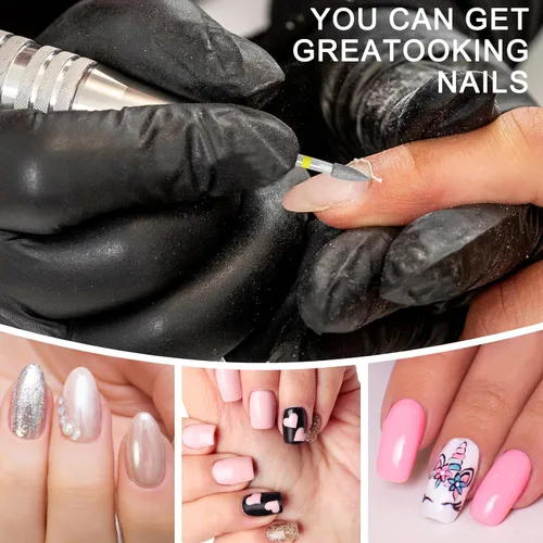 Miniatura 7 de Broca de uñas rusa para manicura, broca pulidora de uñas natural para quitar cutículas, diseño de arte de uñas, manicura, pedicura, uso profesional