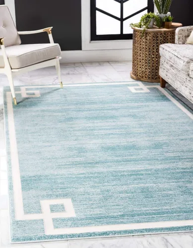 Miniatura 27 de Unique Loom Colección Uptown de Jill Zarin - Alfombra moderna con textura de estilo griego, color beige (1.25 x 1.85 m)