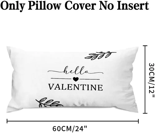 Miniatura 66 de Fundas de almohada lumbares de 12 x 24 pulgadas, decoración de granja, fundas de almohada decorativas para decoración del hogar Estilo-13