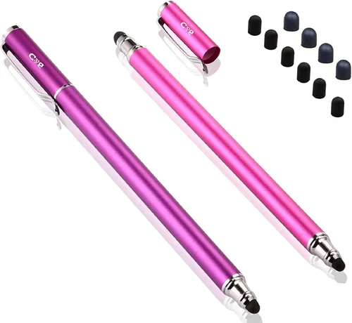 Miniatura 9 de (2 piezas) [Punta fina de 0.18 pulgadas] Lápiz táctil de 5.5 pulgadas de largo, perfecto para dibujar escritura, juegos, compatible con Apple iPad
