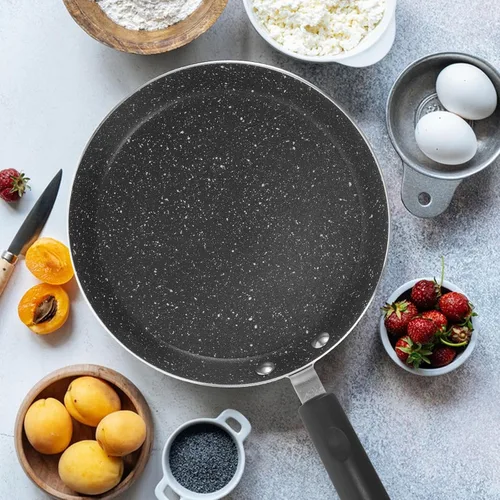 Miniatura 3 de Sartén antiadherente de 7 pulgadas: Sartén para freír huevo para tortilla para freír saltear cocinar pizza y más (sin tapa)