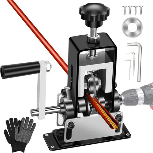 Trivd Frol Máquina peladora manual de alambre, calibre de alambre de 0.06 pulgadas a 1 pulgada, máquina peladora de alambre de cobre, herramienta