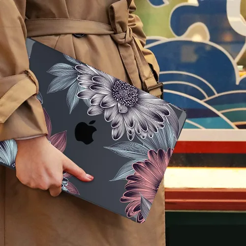 Miniatura 8 de Mektron para MacBook Air 13 Funda A1466/A1369 (Versión 2010-2017), Cubierta de carcasa rígida de plástico con fijación a presión para MacBook Air