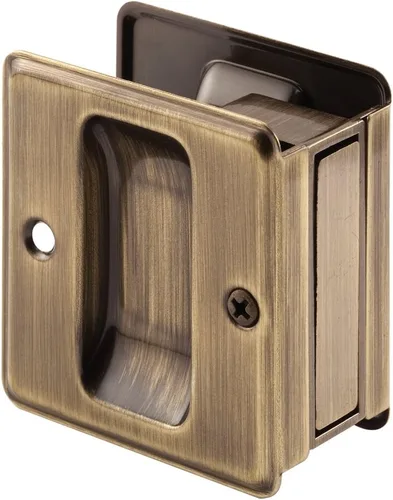 Miniatura 5 de Prime-Line N 7238 - Manija y tirador de puerta de bolsillo, 2-1/2 pulgadas de largo x 1-3/8 pulgadas de ancho x 2-3/4 pulgadas de profundidad