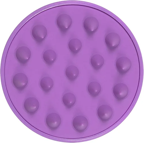 Miniatura 3 de Esha Girl - Masajeador de cuero cabelludo y cabeza de silicona suave – Cepillo de champú para húmedo seco aceitoso rizado recto grueso fino áspero