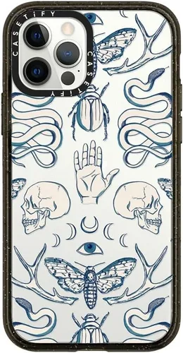 Miniatura 10 de Funda CASETiFY Impact Case para iPhone 12 / iPhone 12 Pro - Aries Moross - Sticker - Negro Transparente