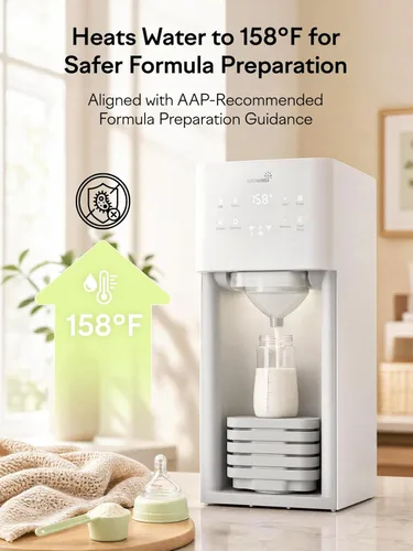 Miniatura 9 de GROWNSY Fabricante de fórmula para bebés, dispensador automático de fórmula ultra preciso, mezclador de fórmula con preparación instantánea