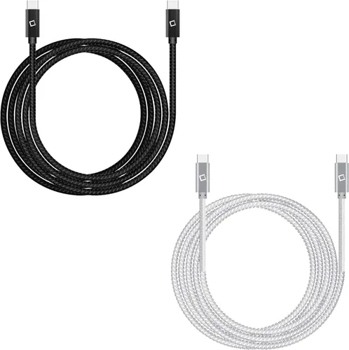 Miniatura 6 de Cable de carga rápida dual USB-C/PD de 60 W compatible con Nothing Ear 1 Plus 5Gbps transferencia de datos para entrega de energía de alta capacidad