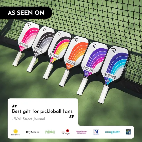 Miniatura 7 de ROKNE Curve Classic Pickleball Paddle Paletas de pickleball de fibra de vidrio aprobadas por USAPA Ingeniería de precisión y comodidad Textura