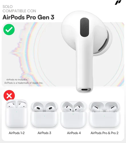 Miniatura 2 de Proof Labs 4 pares de fundas para AirPods Pro 3 ganchos para las orejas [bolsa de almacenamiento añadida] accesorios antideslizantes para las orejas