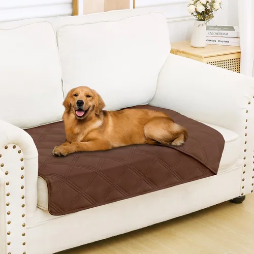 Miniatura 116 de Smiry Funda Impermeable para Cama de Perro, Manta Suave Reversible para Mascotas, Lavable a Prueba de Fugas para Gatos y Perros, Funda para Sofá