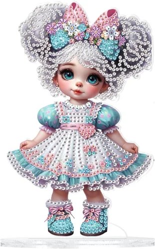 Miniatura 13 de MVVMTOP Pintura de Arte de Diamante Decoración de Mesa, DIY Nido de Pájaro de Navidad 5D Forma Especial Diamante Artificial Decoraciones de Navidad