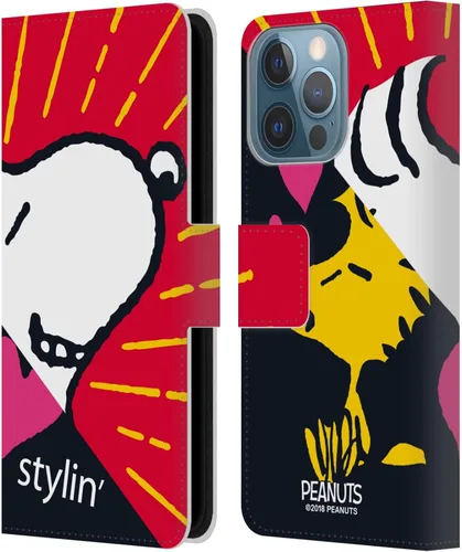 Miniatura 68 de Head Case Designs Funda de piel con licencia oficial de Peanuts Snoopy & Woodstock Balloon Halfs and Laughs para Apple iPhone 7/8/SE 2020 y 2022