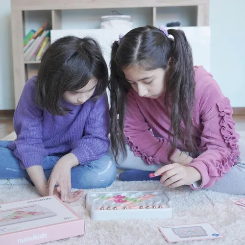 Miniatura 5 de nunukids Rompecabezas de circuito de mármol, emocionante juguete de laberinto para niños, divertidos rompecabezas para niños de 6 años en adelante