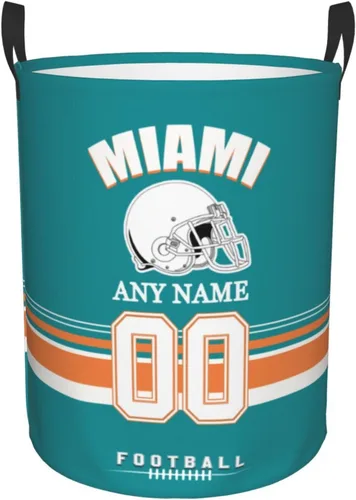 Miniatura 13 de Cesta de lavandería Philadelphia, cesta de lavandería personalizada estilo fútbol, cesta de almacenamiento plegable personalizada con nombre