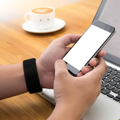 Miniatura 3 de Vancle - Correas de nailon de repuesto, ajustables, deportivas, suaves y transpirables, compatibles con reloj inteligente Fitbit Versa 2, Fitbit