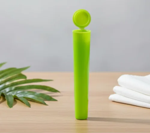 Miniatura 3 de 4.567 in Green Pop Top Tubes 1000 unidades (verde lima) fabricados en Estados Unidos