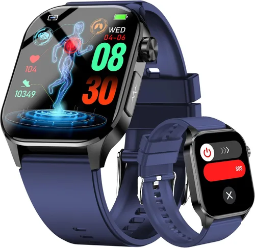 Miniatura 9 de Reloj Inteligente de Salud Avanzado para Hombres y Mujeres con Monitoreo en Tiempo Real de Frecuencia Cardíaca, Oxígeno en Sangre, Temperatura