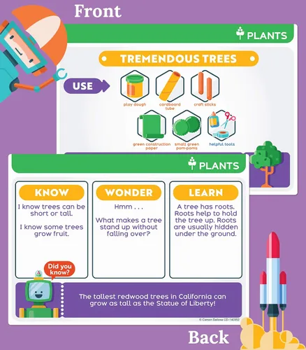 Miniatura 3 de Carson Dellosa Stem Challenge - Kits de ciencia para niños de 5 a 7 años, plantas, animales, insectos y actividades de aprendizaje de primer grado
