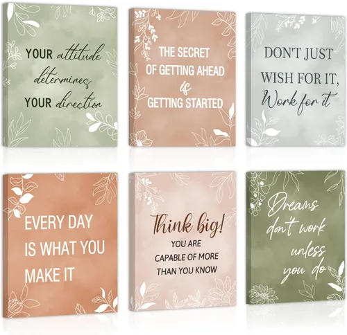 Miniatura 29 de CHDITB Decoración de aula de libros de lectura, citas inspiradoras, impresión artística de pared para niños, 12 x 16 pulgadas, libros motivacionales