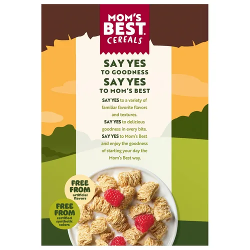 Miniatura 7 de Mom's Best Cereal con sabor a trigo tostado, sin jarabe de maíz de alta fructosa, caja de 23 onzas (paquete de 12)