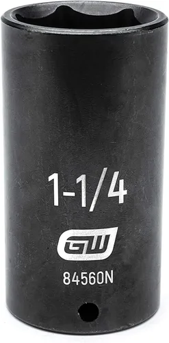Miniatura 6 de GEARWRENCH - Juego de llaves de vaso de impacto estándar, color negro