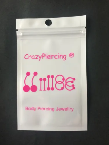 Miniatura 5 de CrazyPiercing. 4aretes con pasador de acero quirúrgico de calibre 16, con distintas formas.
