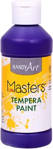 Miniatura 10 de Handy Art Little Masters - Pintura al temple de 8 onzas, color negro
