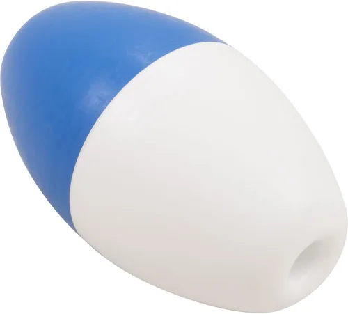 Miniatura 2 de R181016 Pentair #350 Flotador de cuerda de 3 x 5 pulgadas, ovalado azul/blanco
