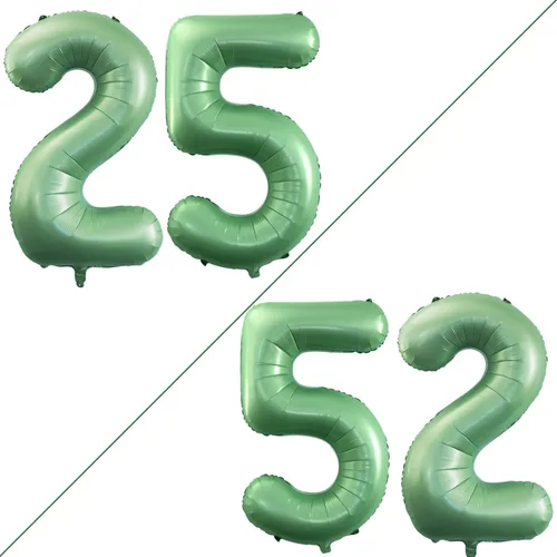 Miniatura 323 de Goer, conjunto de globos de papel aluminio para decoraciones de cumpleaños, globos de las letras de feliz cumpleaños y de números Oro