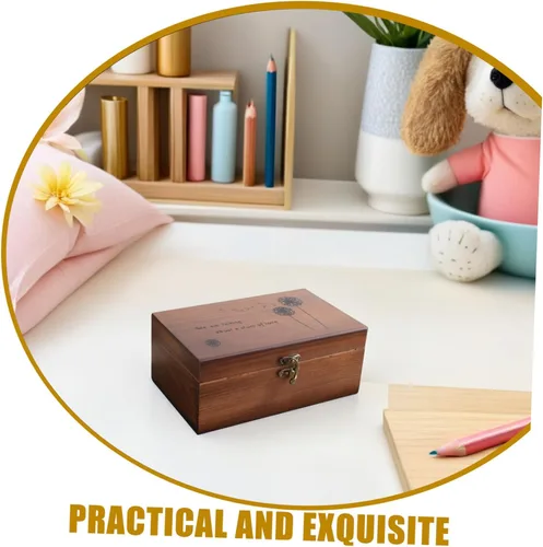 Miniatura 4 de Happyyami Titular de la joyería de madera y artículos diversos contenedor de almacenamiento