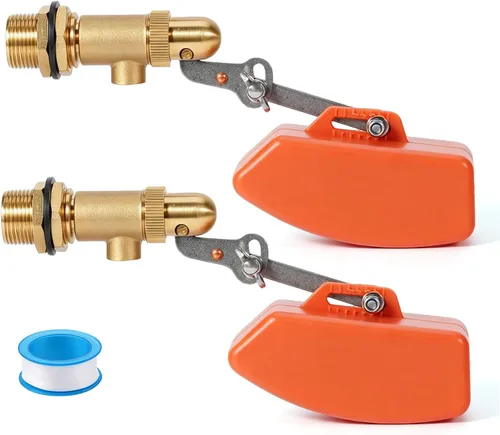 Miniatura 10 de Válvula de flotador de 1/2 pulgada, válvula de flotador de agua de latón con brazo ajustable, válvula de bola flotante de llenado automático