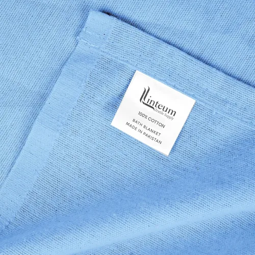 Miniatura 5 de Linteum Textile - Manta de baño para pacientes hospitalarios 100% algodón, sábana de baño para cama, manta individual, manta ligera, 70 x 90