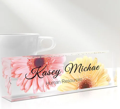 Miniatura 33 de Placa de Nombre Personalizada para Escritorio, Placas de Nombre Personalizadas para Escritorios, Placa de Nombre Personalizada de Acrílico