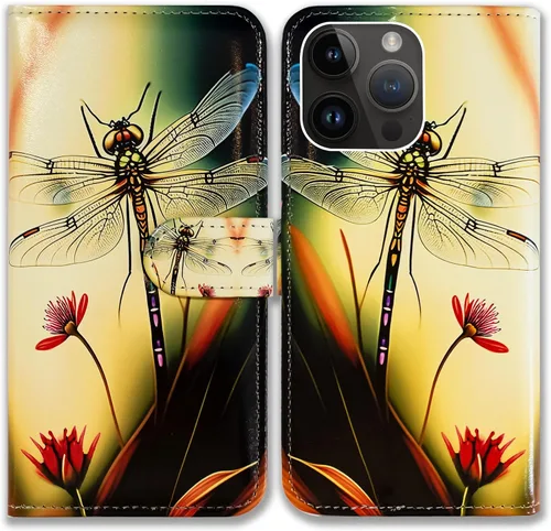 Miniatura 18 de Bcov Funda para iPhone 15 Pro Max, funda de piel con tapa y soporte para tarjeta y soporte para iPhone 15 Pro Max