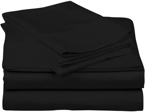 Miniatura 11 de Epic Cotton Juego de sábanas de 6 piezas, 100% algodón egipcio, de lujo, súper suave, bolsillos profundos de 12 pulgadas, tamaño King, 1000 hilos