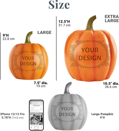 Miniatura 5 de Let's Make Memories Calabaza iluminada personalizada, decoración de Halloween de Jack o Lantern, nombre de tu familia en una calabaza personalizada
