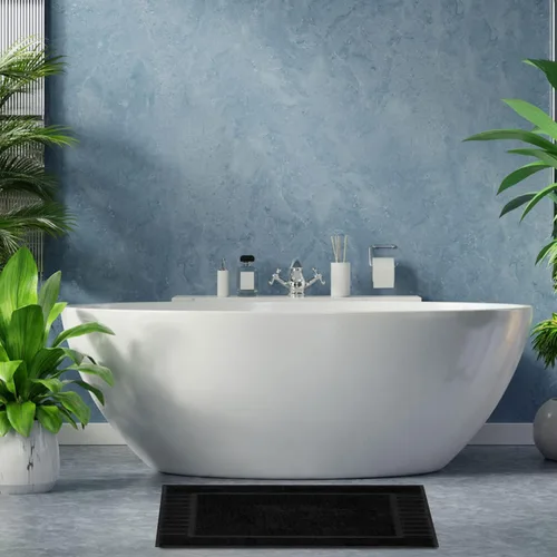 Miniatura 2 de White Classic Juego de toallas negras de 8 piezas [2 toallas de baño, 2 toallas de mano, 4 toallas faciales] y 2 tapetes de baño de lujo de 22 x 34