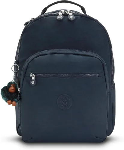 Miniatura 36 de Kipling Seoul - Mochila grande metálica para portátil de 15 pulgadas, Agua (Aqua Flowers)