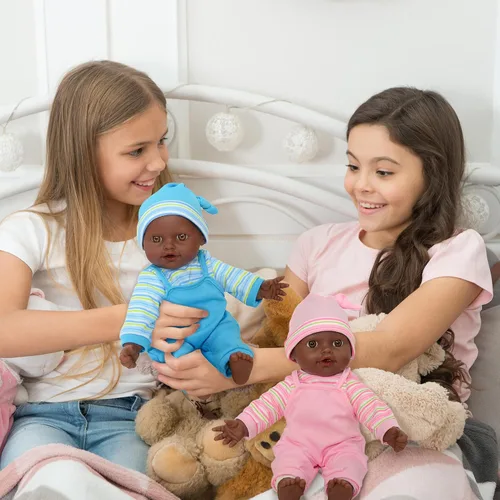 Miniatura 8 de The New York Doll Collection Muñecas gemelas (afroamericanas)