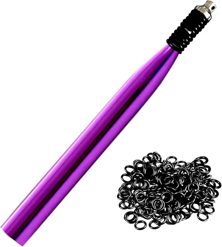 Miniatura 16 de Herramienta de aparejo loco, aparejos de cebo de pesca, herramienta de anillo de aparejo loco con 70 juntas tóricas de gusano, kit de gusano loco
