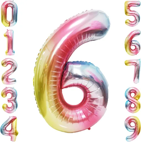 Miniatura 59 de SINBEE Globo dorado del número 10, papel de aluminio Mylar de 40 pulgadas, decoración de fiesta reutilizable para cumpleaños, aniversario, Oro